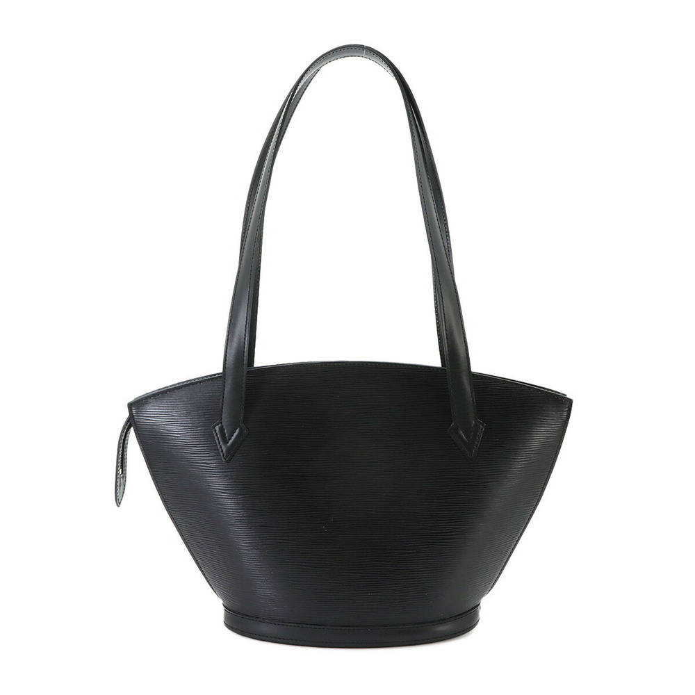 Louis Vuitton Epi Saint Jacques Poignees Long Shoulder Handbag Leather Noir M...